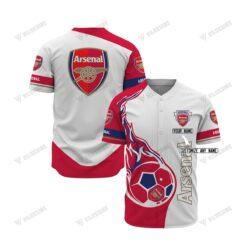 ARSENAL ARS BASEBALL SHIRT PERSONALIZED NAME ARS01