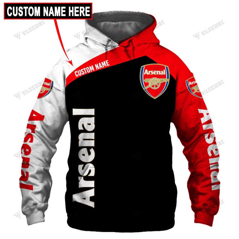 Arsenal AM 3D Full Printing Custom Name (Tshirt, Hoodie, Pant, Long Sleeve,Polo, Tank Top...)