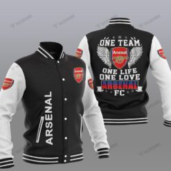 Arsenal One Team-One Life-One Love Baseball Jacket