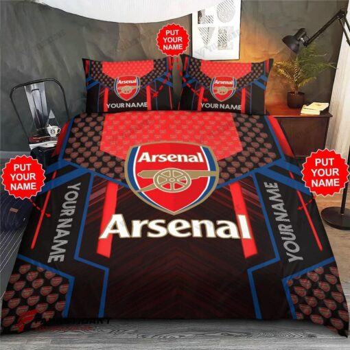 Arsenal Bedding Set Personalization Name AOP 2023 L01 - Image 2