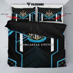 Personalized Name Newcastle United Bedding Set AOP 2023 (Can Custom Each Side)
