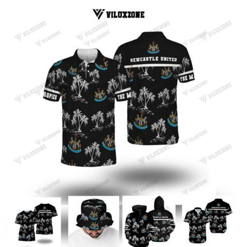 NEWCASTLE UNITED F.C HAWAII BLACK WHITE 3D The Magpies TL05 - Image 2