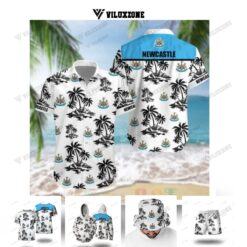 NEWCASTLE UNITED F.C HAWAII BLACK WHITE 3D TL04