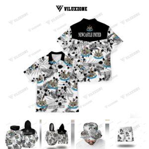 NEWCASTLE UNITED F.C HAWAII BLACK WHITE 3D TL01