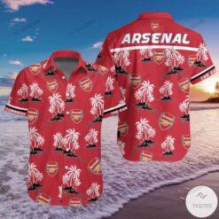 ARSENAL F.C HAWAII COCONUT TREE ISLAND SET TL01 (TSHIRT,POLO,HOODIE,PANT,...)