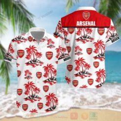 ARSENAL F.C HAWAII COCONUT TREE ISLAND SET TL03 (TSHIRT,POLO,HOODIE,PANT,...)