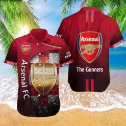 ARSENAL F.C HAWAII COCONUT TREE ISLAND SET TL06 (TSHIRT,POLO,HOODIE,PANT,...)