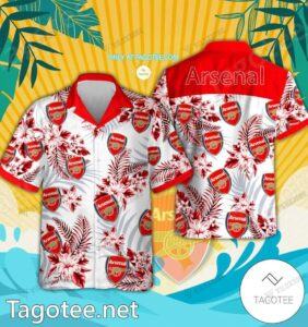 ARSENAL F.C HAWAII COCONUT TREE ISLAND SET TL09 (TSHIRT,POLO,HOODIE,PANT,...)