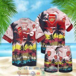 ARSENAL F.C HAWAII COCONUT TREE ISLAND SET TL12 (TSHIRT,POLO,HOODIE,PANT,...)