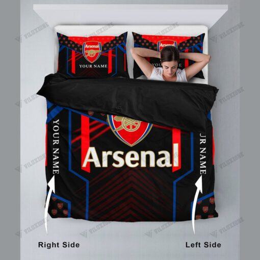 Arsenal Bedding Set Personalization Name AOP 2023 L01