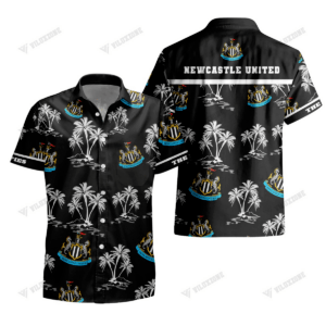NEWCASTLE UNITED F.C HAWAII BLACK WHITE 3D The Magpies TL05