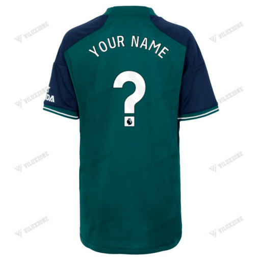 (SHIRT + PANT) (FREE CUSTOM) FOR JUNIOR ARSENAL FC 23/24 THIRD REPLICA - Image 3