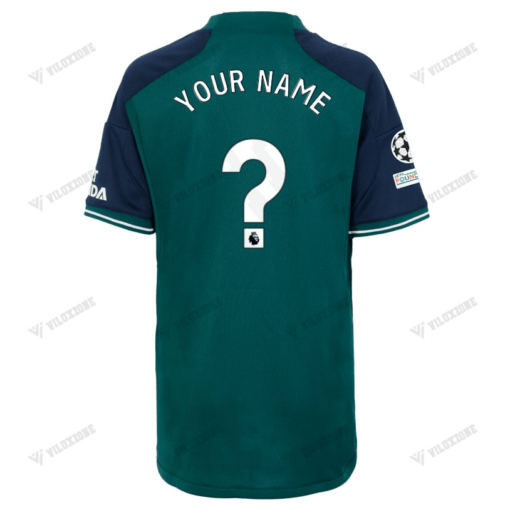 (SHIRT + PANT) (FREE CUSTOM) FOR JUNIOR ARSENAL FC 23/24 THIRD REPLICA - Image 7
