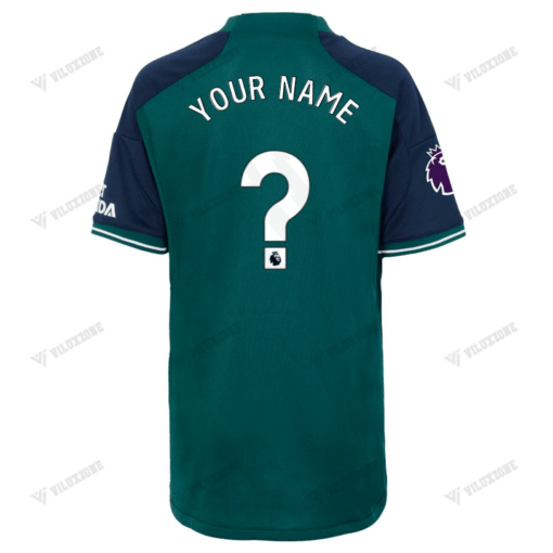 (SHIRT + PANT) (FREE CUSTOM) FOR JUNIOR ARSENAL FC 23/24 THIRD REPLICA - Image 8