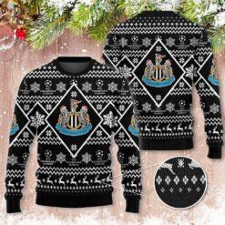 Newcastle United FC Christmas 3D Ugly Sweater Xmas 03