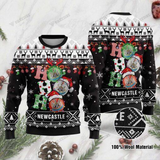 Newcastle United FC Christmas 3D Ugly Sweater Xmas 05