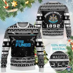 Newcastle United FC Christmas 3D Ugly Sweater Xmas 07