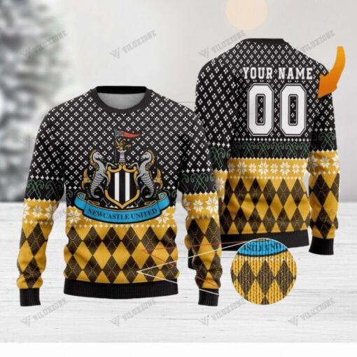 (Custom) Newcastle United FC Christmas 3D Ugly Sweater Xmas 08