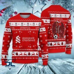 Liverpool FC Christmas 3D Ugly Sweater Xmas VLZ