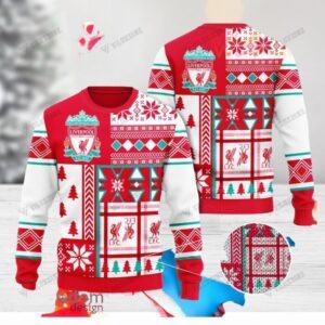 Liverpool FC Christmas 3D Ugly Sweater Xmas VLZ 06