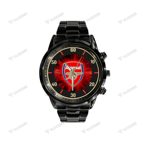 Arsenal FC Black Stainless Steel Watch PM8934 - LH
