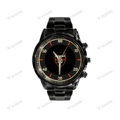 Arsenal FC Black Stainless Steel Watch PM9034 - LH