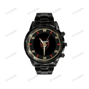 Arsenal FC Black Stainless Steel Watch PM9034 - LH