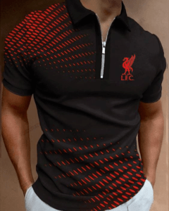 Liverpool FC 3D Full Printing Zipper Polo MH66 - LH