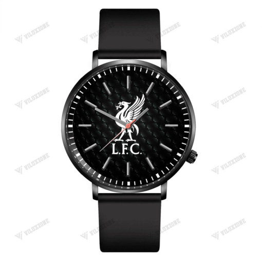 Liverpool F.C Black Leather Watch PM0456 - LH - Image 2