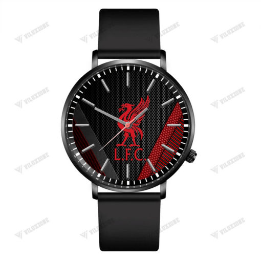 Liverpool F.C Black Leather Watch PM07856 - LH - Image 2