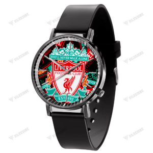 Liverpool F.C Black Leather Watch PM07756 - LH