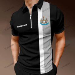 Newcastle United FC 3D Full Printing Zipper Polo PM21 - LH