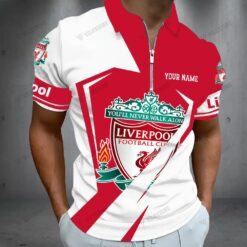 Liverpool F.C. 3D Full Printing Zipper Polo - LH