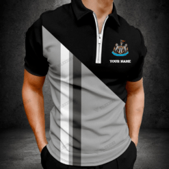 Newcastle United FC 3D Full Printing Zipper Polo PM2156 - LH