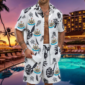 Newcastle United FC Beach Holiday Hawaiian Set PM556 - LH