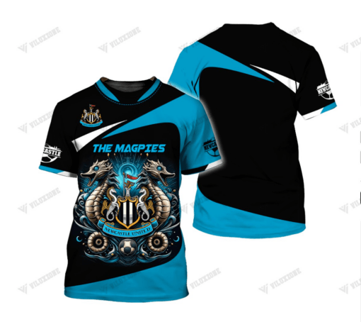 Newcastle United 3D Full Printing Shirt & Custom Name Set PL979 - LH - Image 3