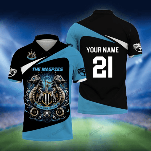 Newcastle United 3D Full Printing Shirt & Custom Name Set PL979 - LH - Image 2
