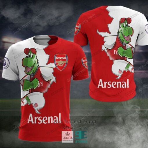 Arsenal FC Red White Scratch Mascot PL683 - LH - Image 2