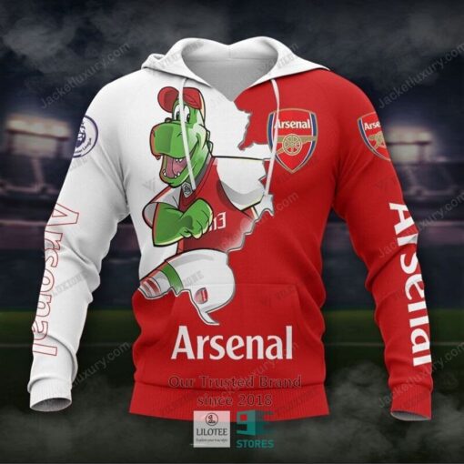Arsenal FC Red White Scratch Mascot PL683 - LH - Image 4