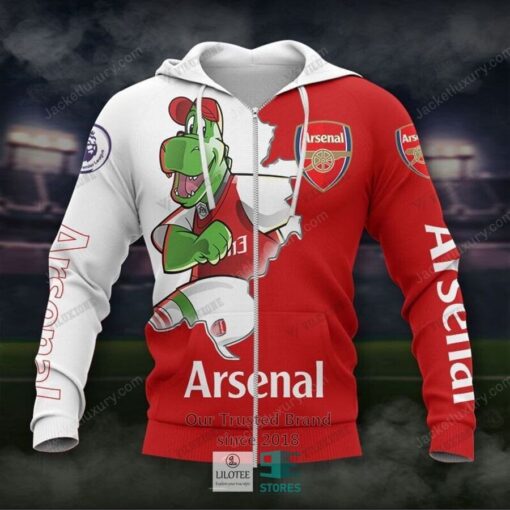 Arsenal FC Red White Scratch Mascot PL683 - LH - Image 5