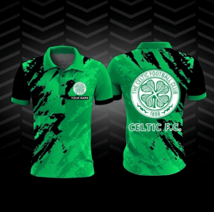 Celtic F.C. Custom Name Special Edition Polo Shirt PL1581 - LH