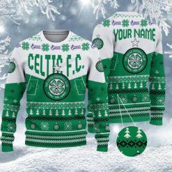 Celtic FC Christmas 3D Ugly Sweater Xmas VLZ 02