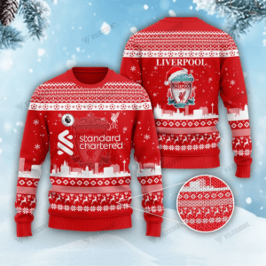 Liverpool FC Christmas 3D Ugly Sweater Xmas VLZ 07