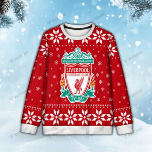 Liverpool FC Christmas 3D Ugly Sweater Xmas VLZ 04