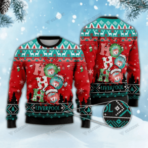 Liverpool FC Christmas 3D Ugly Sweater Xmas VLZ 12