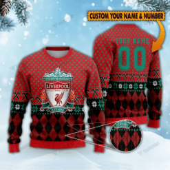 Liverpool FC Christmas 3D Ugly Sweater Xmas VLZ 13