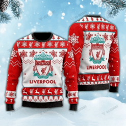 Liverpool FC Christmas 3D Ugly Sweater Xmas VLZ 16