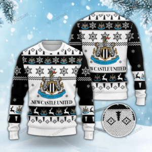 Newcastle United Christmas 3D Ugly Sweater Xmas VLZ 01