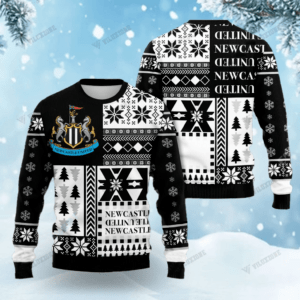 Newcastle United Christmas 3D Ugly Sweater Xmas VLZ 02