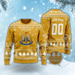 Newcastle United Christmas 3D Ugly Sweater Xmas VLZ 04